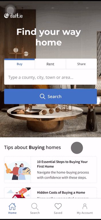 Daft.ie mobile app